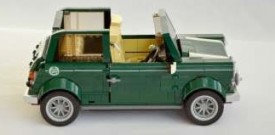 Original, narejen iz 1.077 delov: klasični Mini kot LEGO set