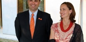 Sprejem na nizozemskem veleposlaništvu ob kraljičinem dnevu