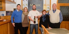 Obisk nagrajencev Slovenskih novic pri PUBEC vinarju Vinogradništvo Mulec