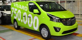 Opel Vivaro z zaporedno številko 750.000