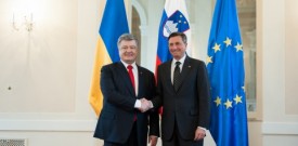 Predsednik Ukrajine Porošenko na povabilo predsednika republike Pahorja obiskal Slovenijo