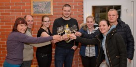 Obisk nagrajencev Slovenskih novic pri PUBEC vinarjih Vino Falot in Vino Jamnik