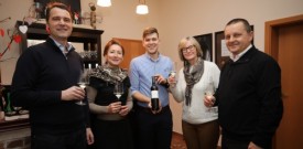 Obisk nagrajencev Slovenskih novic pri PUBEC vinarjih Vino Gaube in Vino Valdhuber
