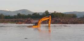 Poplave in razlitje vode v Krškem in okolici