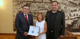 Mima Jaušovec prejela pečat Mestne občine Maribor