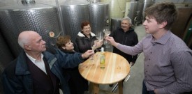 Obisk nagrajencev Slovenskih novic pri PUBEC vinarjih Vina Falot in Vino Jarc