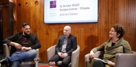 Dr. Kozma Ahačič in Boštjan Gorenc – Pižama, pogovor v skednju Škrabčeve domačije