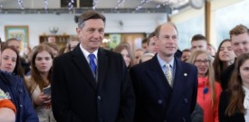 Predsednik Pahor in princ Edward na MEPI dogodku