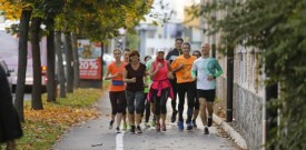 Priprava za Ljubljanski maraton pod vodstvom tekaškega trenerja Blaža Strožerja