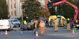 Prometna nesreča na križišču Proletarskih brigad in Ljubljanske ulice
