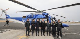 Slovesna predaja novega policijskega helikopterja