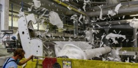 Zaustavitev papirniškega stroja PS6 v Palomi