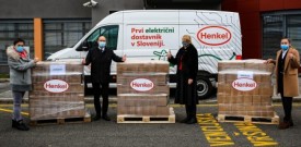 Henkel predstavil prvi električni dostavnik in doniral CSD Maribor