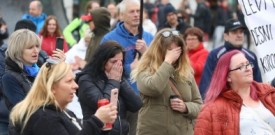 Protesti proti ukrepom za preprečitev Covid19 v Mariboru