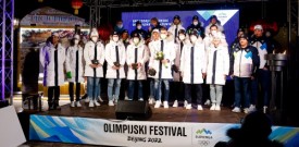 Sprejem olimpijcev  v Kranjski Gori