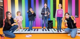 Glasbeno doživetje za otroke v Citycentru Celje: Kreativna glasbena igralnica – inštrumentalnica NA GLAS