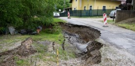 Katastrofalne posledice obilnega deževja v Šentilju