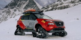 Konceptno vozilo Nissan X-Trail Mountain Rescue:  s pogonom e-4ORCE po belih strminah