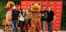 Premiera filma najbolj popularnega oranžnega mačka Garfield v Cineplexx Ljubljana