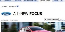 Ford Focus vabi na prvo globalno testno vožnjo