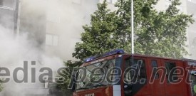 Požar na Kardeljevi cesti v Mariboru