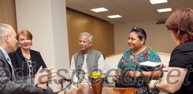 Srečanje Franc Kangler, Muhammad Yunus in Rigoberta Menchu Tum