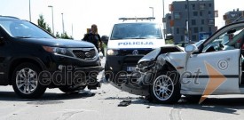 Prometna nesreča v Mariboru pri Planet Tuš