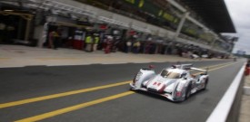 Audi R18 e-tron na testiranju za 24 ur Le Mans