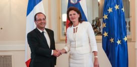 Francois Hollande na obisku v Ljubljani ter srečanje z Alenko Bratušek