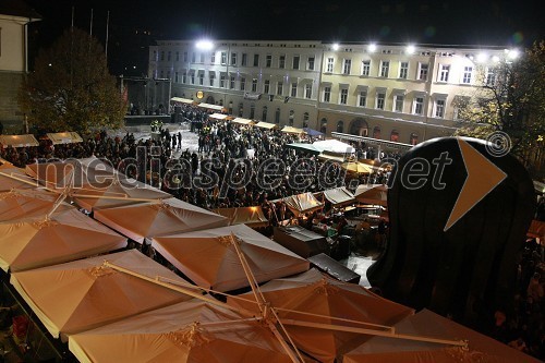Martinovanje na Trgu svobode v Mariboru