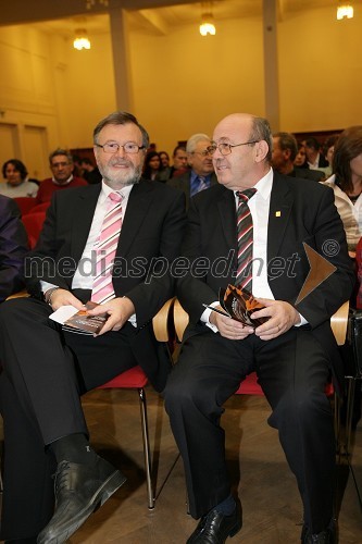 Prof. dr. Ivan Rozman, rektor Univerze v Mariboru in Jožef Tivadar, direktor Centra za socialno delo Maribor