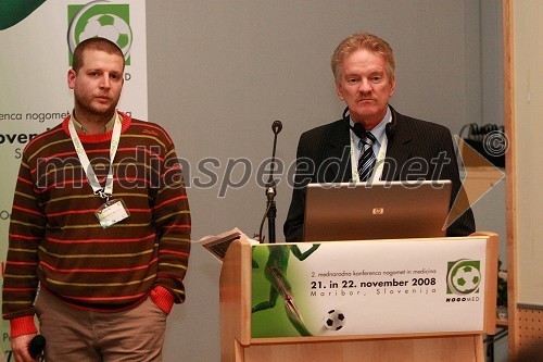 Lucas Gaudencio Triep, dr. med., Bolnišnica Golnik in dr. Donald Kirkendall, FIFA Medical Assessment (USA)