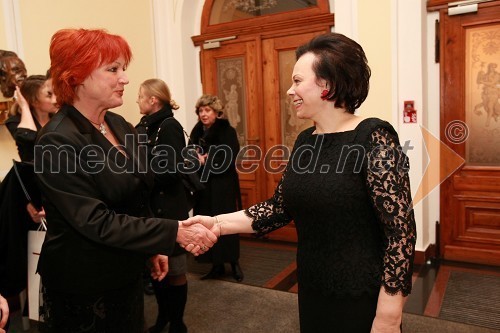 Silvia Lippai, Društvo poslovnih žensk FMA in Barbara Miklič Türk, soproga predsednika RS