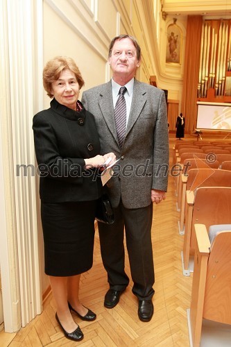 Dr. Spomenka Hribar, publicistka in dr. Tine Hribar, slovenski filozof