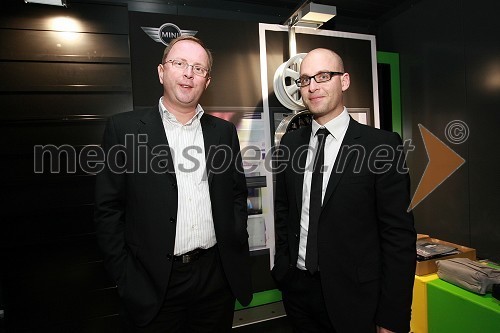 Andrej Malgaj, lastnik Avtohiše Malgaj in Miha Ažman, generalni direktor BMW Slovenija