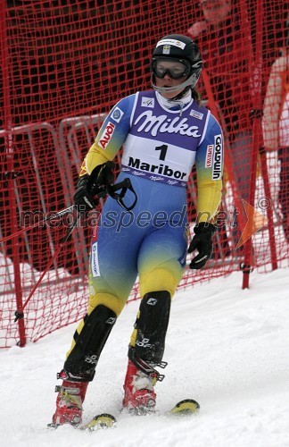 Smučarka Anja Paerson, Švedska
(nedeljski slalom)