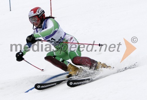 Smučarka Tina Maze, Slovenija
(nedeljski slalom)