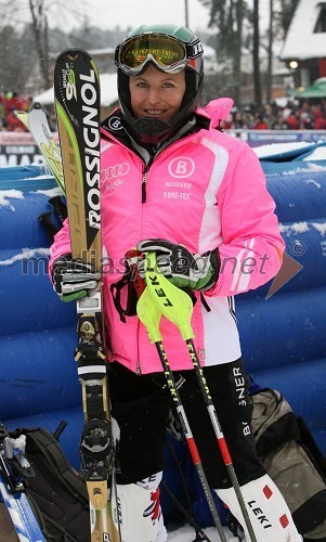 Smučarka Martina Ertl Renz, Nemčija
(nedeljski slalom)