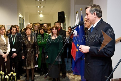 Obiskovalci in dr. Danilo Türk, predsednik Republike Slovenije