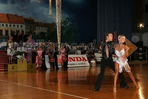 Evgeny Imrekov in Elizaveta Divak, plesalca (Rus)