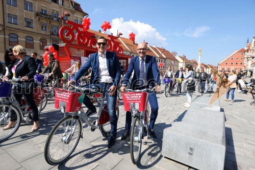 MBajk, otvoritev sistema souporabe koles v Mariboru