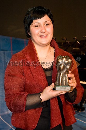 Lucija Polavder, judoistka, 3. športnica leta 2008 (dobitnica bronaste olimpijske medalje)