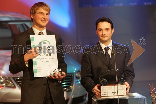 Wilfried Weitgasser in Danilo Ferjančič, direktorja Porsche Slovenija d.o.o.