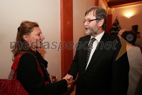 Bojana Sovič in prof. dr. Ivan Rozman, rektor Univerze v Mariboru