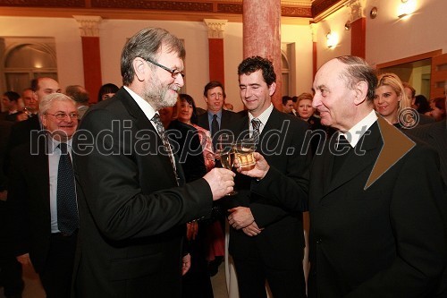 Prof. dr. Ivan Rozman, rektor Univerze v Mariboru, Rok Peče, mariborski podžupan ter dr. Franc Kramberger, mariborski nadškof in metropolit