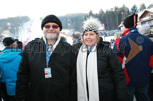 Prof. dr. Ivan Rozman, rektor Univerze v Mariboru in soproga dr. Janjo Črčinovič Rozman