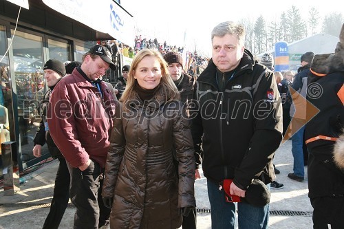 Katarina Kresal, ministrica za notranje zadeve in Andrej Verlič, podžupan Maribora