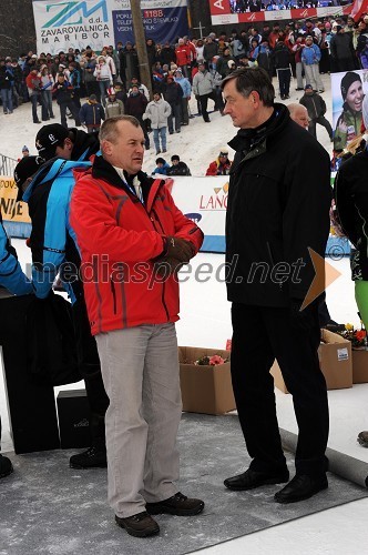 Franc Kangler, župan Mestne občine Maribor in dr. Danilo Türk, predsednik Republike Slovenije