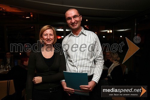 Maja Rečnik, direktorica LSPR Slovenija in Janez Stušek, Odvetniška pisarna Zidar & Klemenčič