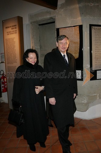 Dr. Danilo Türk, predsednik Republike Slovenije in soproga Barbara Miklič Türk